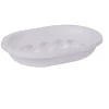 Gifi Aménagement Salle De Bain^Porte savon dévidoir amovible uni blanc