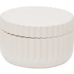 Gifi Aménagement Salle De Bain^Porte-savon plastique rose effet rainuré Ø7,5xH9,5cm
