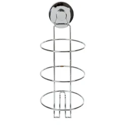 Gifi Aménagement Salle De Bain^Porte sèche cheveux à ventouse inox
