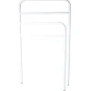 Gifi Equipement Douche^Porte serviette blanc métal