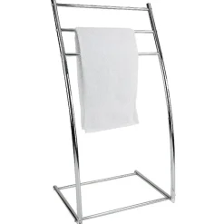 Gifi Aménagement Salle De Bain^Porte serviettes à 3 niveaux gris chromé