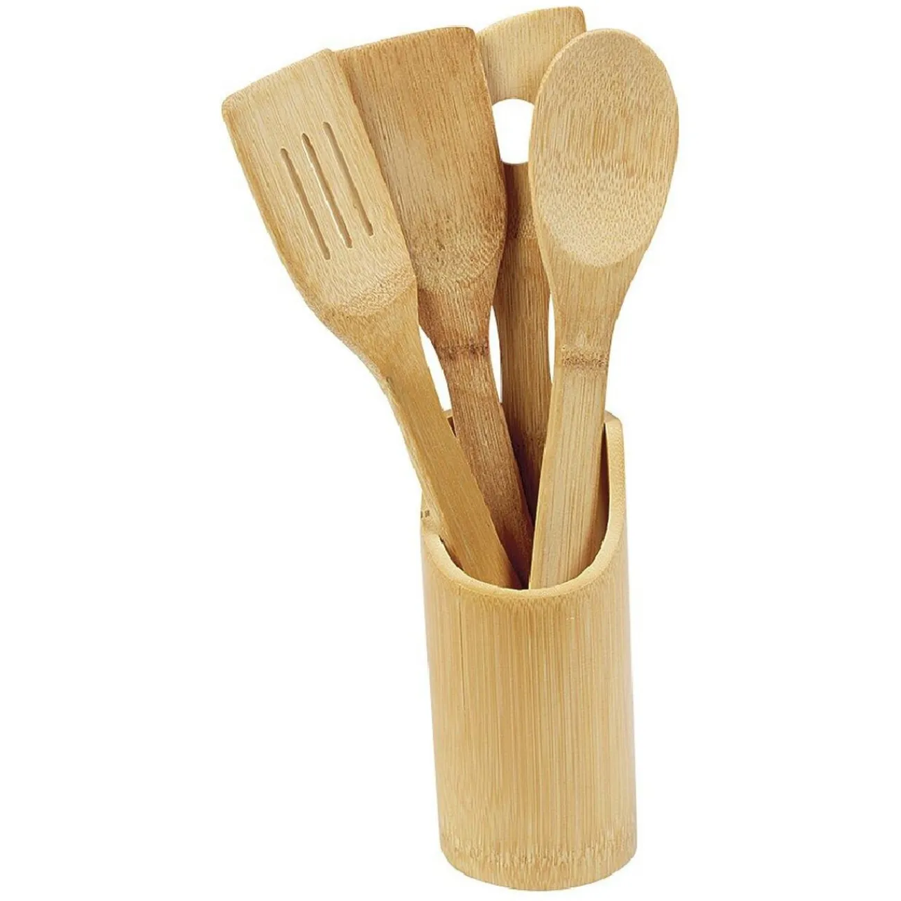 Best Gifi Pot avec ustensiles en bambou