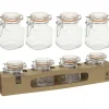 Online Gifi Pot de conservation en verre 90 ml x4