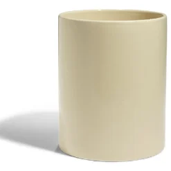 New Gifi Pot de conservation 1,6L grès carreau de ciment couvercle bambou Ø14,2xH17,7cm