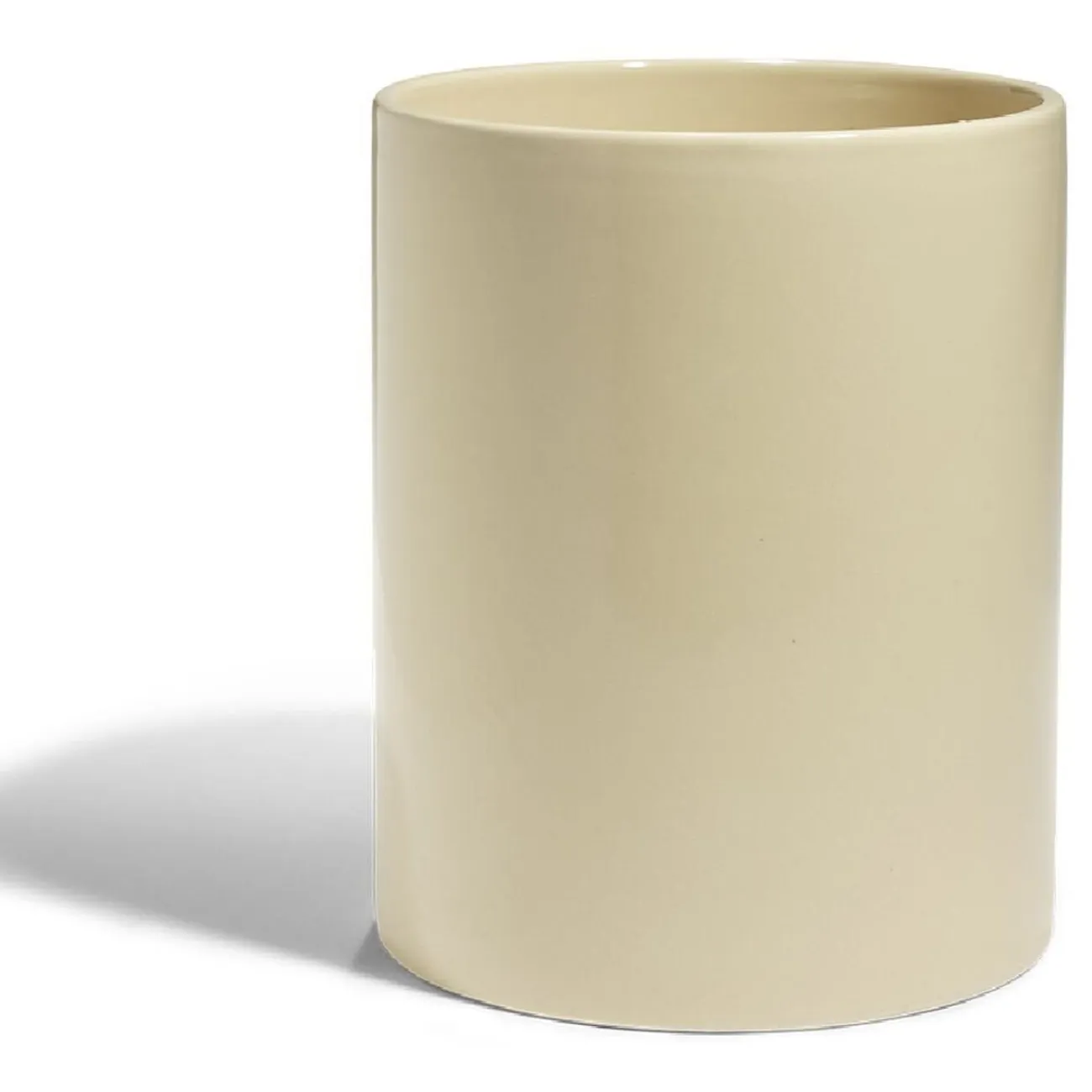 New Gifi Pot de conservation 1,6L grès carreau de ciment couvercle bambou Ø14,2xH17,7cm