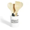 Clearance Gifi Pot à ustensiles dolomite blanc Ø10xH13,2cm