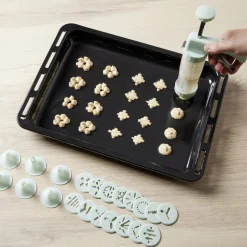 Clearance Gifi Presse à biscuits sucrés/salés 16 disques et 6 douilles