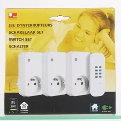Gifi Accessoires Électriques^Prise x 3 avec télécommande