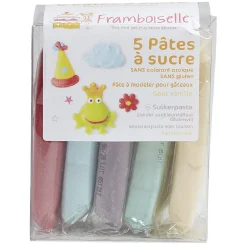 New Gifi Pâte à sucre Framboiselle x6