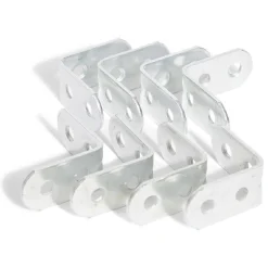 Gifi Quincaillerie^8 équerres de chaise acier zingué - 30x2 mm