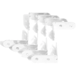Gifi Quincaillerie^8 équerres de chaise acier zingué - 40x2 mm