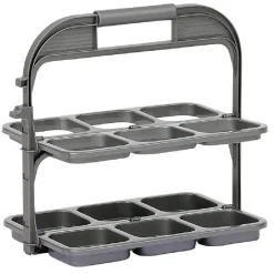 New Gifi Range bouteille pliable gris 6 emplacements