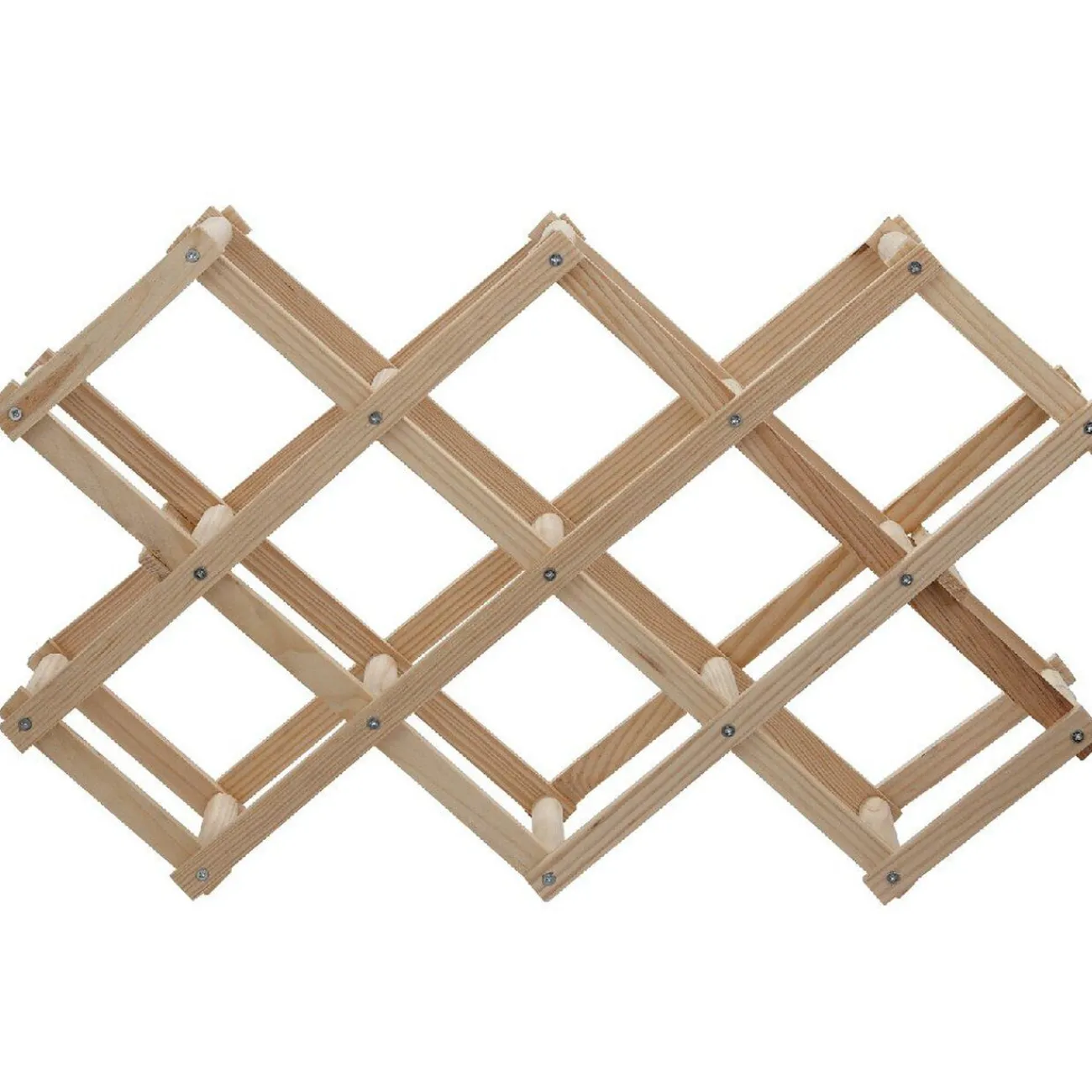 Clearance Gifi Range bouteilles en pin naturel