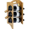 Sale Gifi Range bouteille vertical 6 emplacements bambou 40x20xH17,8cm
