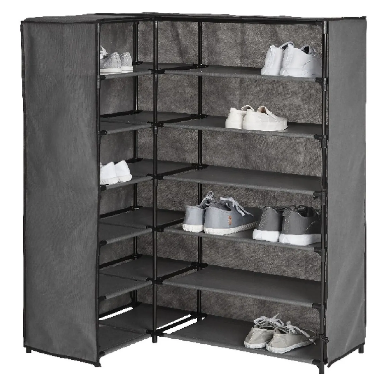 Gifi Rangement|Range-chaussures d'angle gris
