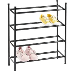 Gifi Rangement|Range chaussures extensible noir 4 niveaux