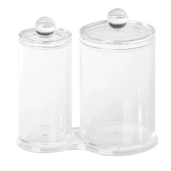 Gifi Beauté^Range coton tige et disque transparent
