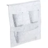 Gifi Rangement|Rangement Box Cube pochette feutrine gris clair 34x30cm