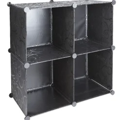 Gifi Rangement|Rangement compartiment noir x4