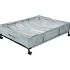 Gifi Rangement|Rangement dessous de lit 12 compartiments souple à roulettes 76x60xH20cm