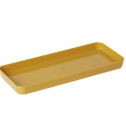 Gifi Aménagement Salle De Bain^Rangement pour tiroir plastique jaune