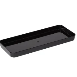 Gifi Aménagement Salle De Bain^Rangement pour tiroir plastique noir