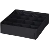 Gifi Rangement|Rangement sous vêtement 16 compartiments noir