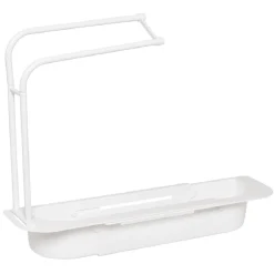 Gifi Aménagement Salle De Bain^Rangement évier extensible blanc