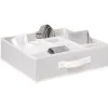 Gifi Rangement|Range sous vêtements 16 compartiments blanc