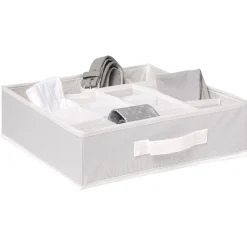 Gifi Rangement|Range sous vêtements 16 compartiments blanc