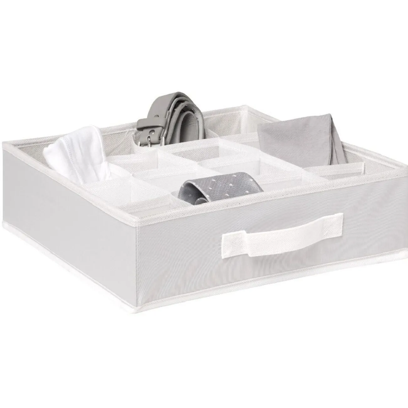 Gifi Rangement|Range sous vêtements 16 compartiments blanc