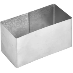 Discount Gifi Rectangle de présentation en inox