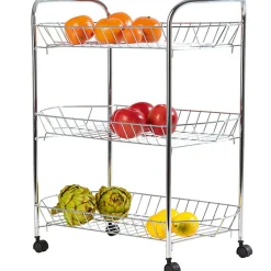 Online Gifi Resserre de cuisine à roulettes 3 étages