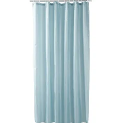 Gifi Aménagement Salle De Bain^Rideau de douche bleu clair