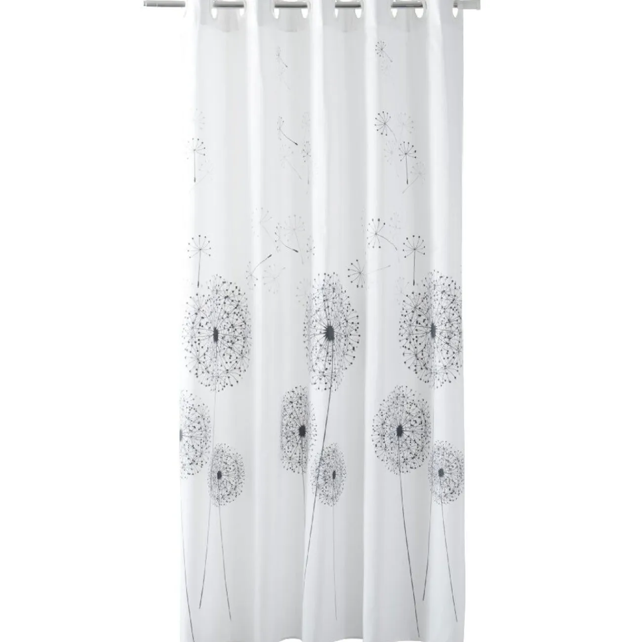 Gifi Aménagement Salle De Bain^Rideau de douche design fleur