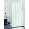 Gifi Equipement Douche^Rideau de douche rayure blanc et vert
