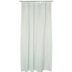 Gifi Equipement Douche^Rideau de douche Serenity blanc motif demi cercle