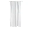 Gifi Equipement Douche^Rideau de douche uni blanc