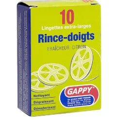 Best Gifi Rince-doigts fraicheur citron x10