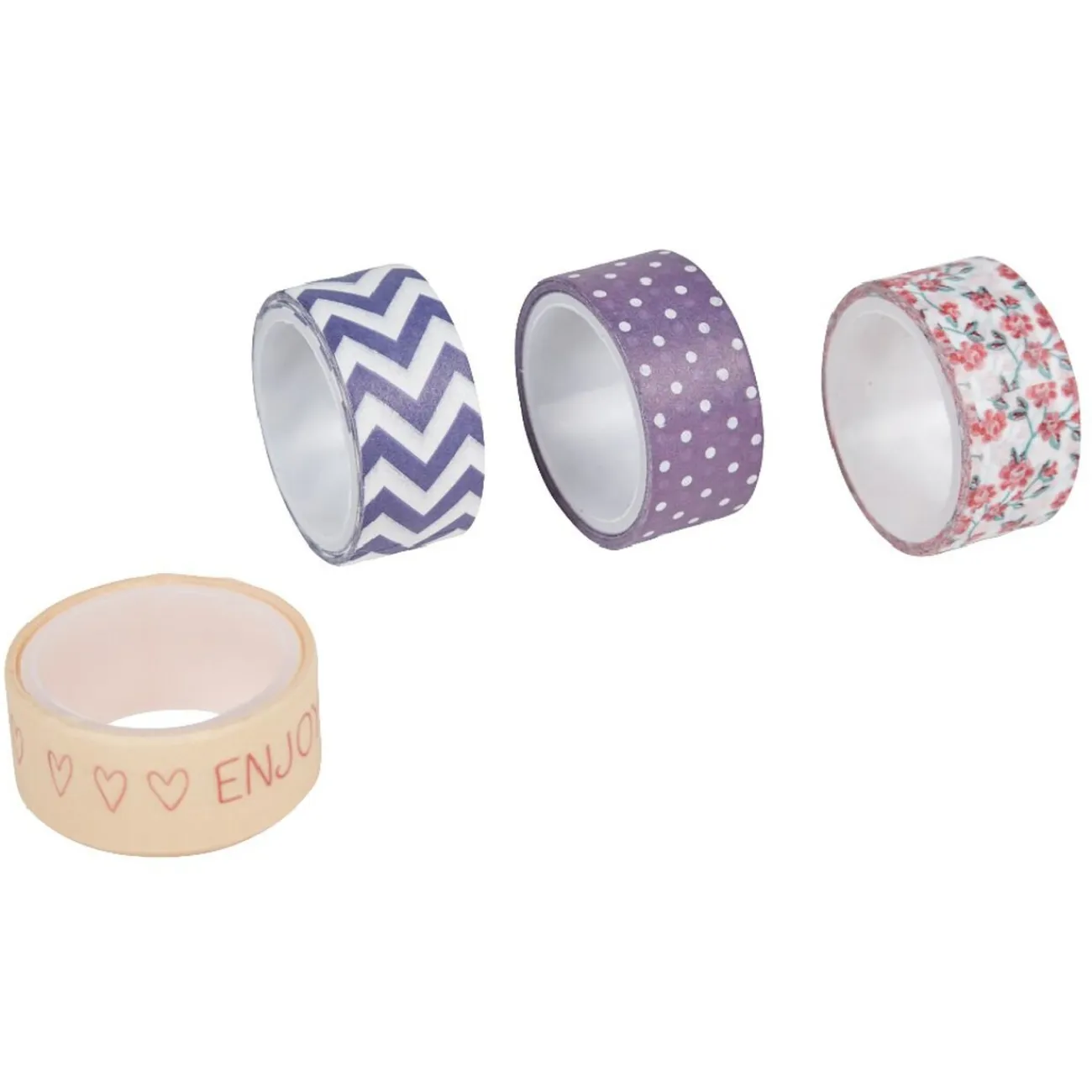 Gifi Colle Et Adhésif^Rouleau adhésif masking tape design fantaisie x 3
