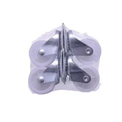 Gifi Aménagement Atelier^Roulette en plastique blanc - Lot de 4