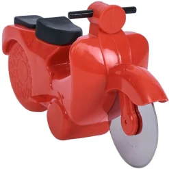 Discount Gifi Roulette à pizza forme scooter rouge ou bleu