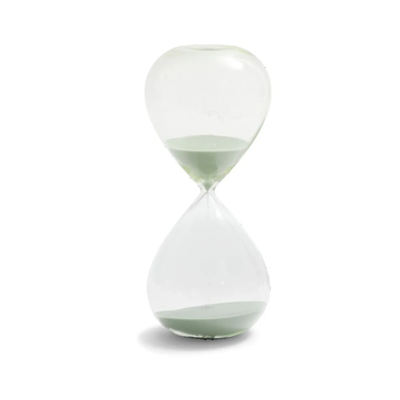 Clearance Gifi Sablier verre sable bleu Ø10,5xH24,5cm