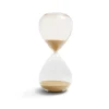 Gifi Sablier verre sable marron Ø10,5xH24,5cm