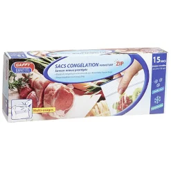 Clearance Gifi Sac congélation à fermeture pression moyen modèle x15