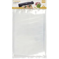 New Gifi Sac de conservation alimentaire pré-découpé 20x30cm 10 sacs - Taille M