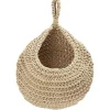 Discount Gifi Sac rangement suspendu en coton Ø27xH30cm