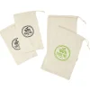 Clearance Gifi Sac à vrac en coton réutilisables x4