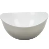 Sale Gifi Saladier bicolore gris blanc