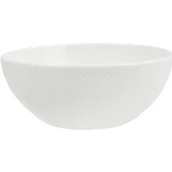 Outlet Gifi Saladier blanc embossé